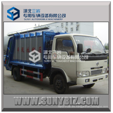 4000L Mini camión compactador de basura Dongfeng Xbw